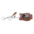 thumbnail image 1 of lionlar Crystal Diamond Keychain Animal Key Chain Keyring Rhinestone Women Charm #11, 1 of 5
