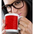 thumbnail image 2 of 3drose, Hearts in Red, 11oz Mug, 2 of 6