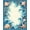 Blue, Pattern 2, variant on Flatwoven High Traffic Area Rug, Beachside Starfish and Seashell Pair with Nautical Accents, Non Slip, Stain Resistant, Washable Area Rugs for Living Room, Bedroom(Beige, 2X3)