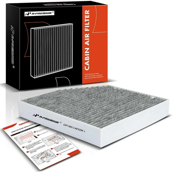 A-Premium Cabin Air Filter with Activated Carbon Compatible with Mercedes-Benz C300, C400, E300, E400, E450, GLC300, GLC350e, C43 AMG, C63 AMG, G550, CLS450, E63 AMG, G63 AMG, Replace# 2058350147