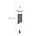 thumbnail image 4 of Wind Chimes, Pipes Wind Chime, 5 Tubes Metal For Courtyard Wall Doors Trees, 4 of 8