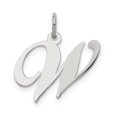 thumbnail image 1 of Pendentif Charme Collier Monogramme Initiale Lettre Délicate en Argent Sterling 925, 1 of 6