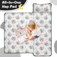 thumbnail image 4 of Pioneer Flower Floral Print Pattern Teens Toddler Nap Mat with Pillow, Sleeping Mat Bag for Preschool Daycare 59"x22", 4 of 6