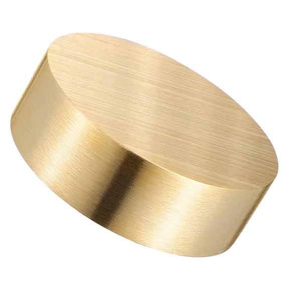 IBASETOY Golden Brass Paperweight for Outdoor Events Decorative Round Paper Weight