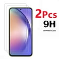 thumbnail image 6 of PAPAUTOP [2 Pcs] HD Clear Anti-Scratch Easy Installation Tempered Glass Screen Protector for Samsung Galaxy A54 5G, 6 of 7