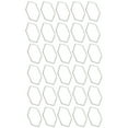 thumbnail image 3 of 30 Uds. Marco de resina hueco en forma de hexágono, molde para colgantes huecos de bisel abierto de acero inoxidable para DIYHexagon L, 3 of 14