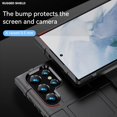 thumbnail image 5 of Case for Samsung Galaxy S22 Ultra (Not fit S22), Rugged Shield Slim Case with Military Grade Shockproof, Drop-Tested and Camera Lens Protection Cover for Samsung Galaxy S22 Ultra, HD Black, 5 of 8