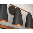 thumbnail image 3 of Alvar 3 Light Vanity with Black Finish, 3 of 4