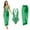 Green, variant on VBVC Womens One-Piece Swimsuits Bikini Lace Up Swimwear Beachwear Long Skirt Chiffon Two-Piece Set