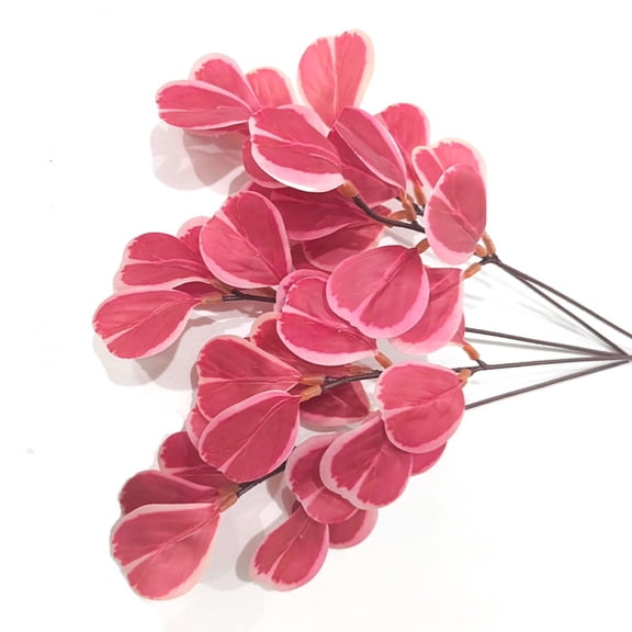Artificial Red Heart Flower,Artificial Red Heart Flower Stem, Valentine'S Day Love Decor, Non-Fading Simulation Plant for Vase, Bouquet, And Romantic Gift Arrangements