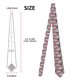 thumbnail image 2 of Fotbe Orchids Flowers Corbata Clásica para Hombre con Estampado – Corbata de Seda Jacquard Tejida, para Negocios, Bodas y Eventos Formales, 2 of 7