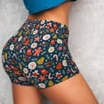 thumbnail image 4 of Haiem Holiday Christmas Cookies No Front Seam Biker Shorts for Women Yoga Workout Gym Bike Shorts with Tummy Control Moisture-Wicking-XX-Large, 4 of 9