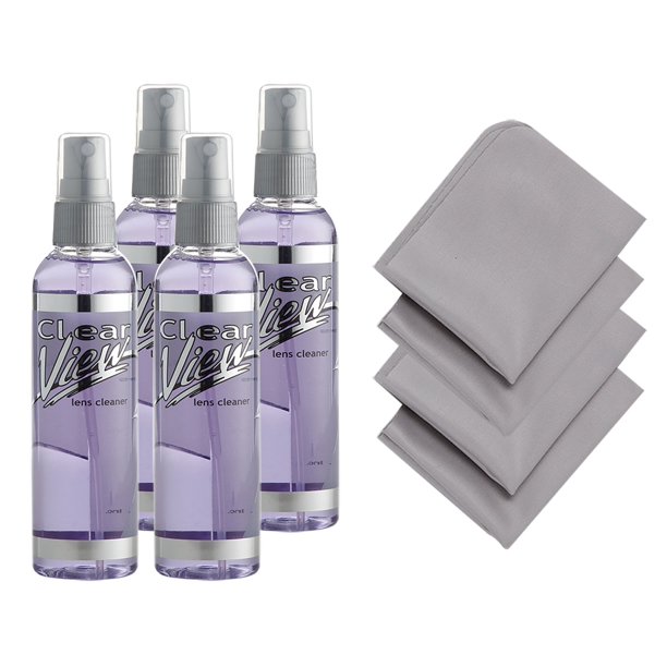 Eyeglass Lens Cleaner Spray 4 Pack of 4oz Glasses Cleaning Spray & 4
