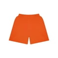 thumbnail image 4 of YUUMIN Kids Boys Jersey Soccer Shorts Track Shorts Elastic Waistband Trunks Sports Workout Football Orange 20, 4 of 5