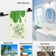 thumbnail image 2 of GZHJMY Chic Clover Shamrock St. Patrick's Day Soft Highly Absorbent Large Decorative Hand Towels Multipurpose for Bathroom, Hotel, Gym and Spa (16 x 30 Inches), 2 of 4