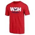 thumbnail image 2 of Men's  Red Washington Capitals Shoot to Score Tri-Blend T-Shirt, 2 of 3