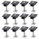 thumbnail image 1 of Uxcell 12Pcs Abrazadera Media para Panel Solar, Abrazaderas Centrales de Aluminio de 45mm para Sistema de Montaje de Riel Solar PV, Negro, 1 of 1