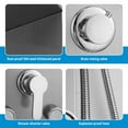 ZIHUI Brushed Nickel Shower Panel Tower System LED Rain&Waterfall