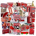 thumbnail image 1 of 50 Pcs Autocollants bus Rouges de Londres Autocollants de Voyage pour Valises Carnets mac Autocollants pour Ordinateur Portable Drapeaux UK Angleterre Réseau de bus d'Angleterre, 1 of 5