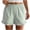 A1-Light Green, variant on vigerkar Womens Solid Color Slim Straight Shorts Elastic Mid Waist Drawstring Athletic Lounge Shorts (Grey, M)