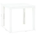 thumbnail image 4 of vidaXL Garden Table with 2 Benches Plastic White, 4 of 5
