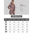 thumbnail image 2 of Rouse Round Women's Packable Puffer Coat - Lightweight Puffer Coat Hooded Long Puffer Coat Winter Warm Puffer Jacket with Metal Zipper (Coffee, S), 2 of 5
