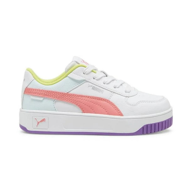 Tenis Puma Carina Street PS para Niñas 16.5 A 21. 393847-09 blanco 19