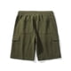 thumbnail image 3 of Pantalones Cortos de Cinturón de Vuelta Ropa de Trabajo de Tamaño Grande Todo Algodón Bolsillo Múltiple Fitting Suelto Deportes Casuales Capris, 3 of 7