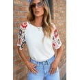 thumbnail image 6 of Redhotype White Crochet Top - Flattering & Versatile Sizes US 4-18, 6 of 8