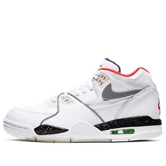 Nike Air Flight 89 of Hoops' White/Silver/Red Retro Basketball Shoes (Size: US 10.5) - Walmart.com