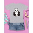 thumbnail image 3 of Cute Funny Big Panda T-Shirt Juniors -Image by Shutterstock,  x-Small, 3 of 4
