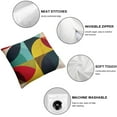 thumbnail image 4 of Nawypu  Colorful Geometric Throw Pillow Covers Multicolored Aesthetic Home Decor Pillow Covers Modern Geometry Style Pillowcase for Patio Furniture Living Room Sofa&nbsp;2pc, 4 of 6