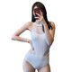 thumbnail image 1 of Nuevo bikini conservador para mujer, traje de baño fino y sexy con espalda descubierta de una pieza, traje de baño para mujer, 1 of 5