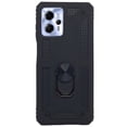 thumbnail image 1 of Funda Uso Rudo Con Anillo Magnético Para Motorola G13 G53 Negro Más 2 Micas De Cristal Cely Vesmir, 1 of 5