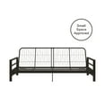 DHP Miles Metal Futon Frame, Black