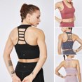 thumbnail image 1 of Sujetador deportivo con relleno para mujer Ahueca hacia fuera Racer Back Push Up, 1 of 8