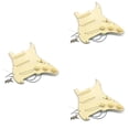 thumbnail image 1 of 3X Guitare Électrique Pickguard Pickups Pré-Câblée Assemblage de Plaque SSS Jaune, 1 of 8
