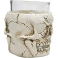 thumbnail image 5 of Ebros Grinning Human Skull Drinking Mug 7oz Resin With Glass Cup Insert & Handle, 5 of 5