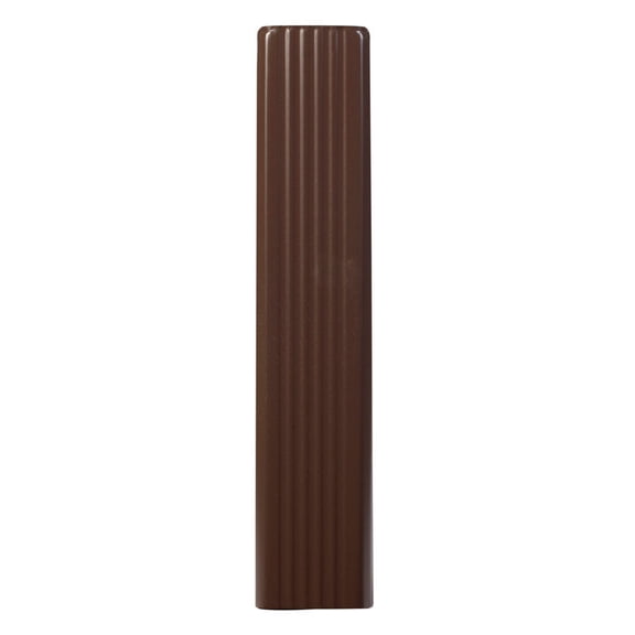 2507519 Downspout Extension, Brown Aluminum, 2 x 3 x 15-In. - Quantity 24