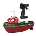 thumbnail image 1 of Yinanstore 1/72 RC Tugboat and Remote Controller with 15 Min Running Time Toy Model Toy Remote Control Boat RC Boat for Lakes Kids, 1 of 8