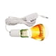 thumbnail image 2 of Bombilla LED solar en espiral con forma de bola E27, luz blanca para tienda de campaña, 12 V, 5 W, con cable de CC de 3 metros, 2 of 5