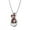 silver-red, variant on Silver Rhinestone Double Infinity Cremation Jewelry Ashes Container Memorial Necklace Cermation Urn Necklace Keepsake Ashes with Funnel Kit