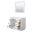 thumbnail image 2 of Wyndham Collection Miranda 42" Wood Single Bathroom Vanity in White/Black Trim, 2 of 5