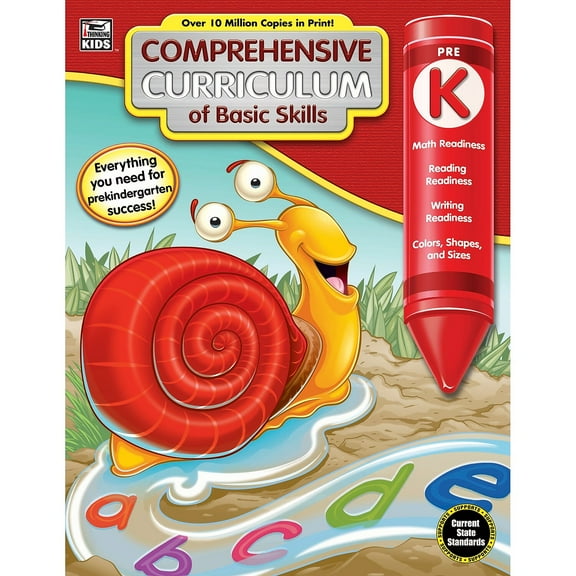 Thinking Kids Comprehensive Curriculum of Basic Skills Grade PK Workbook (704892)