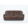 thumbnail image 2 of Miekor Furniture Genuine Leather Non-Power Reclining Sofa 99428, 2 of 8