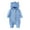 Sky Blue, variant on Fjofpr Girl Clothes under $10 Girl Clothes 12 Months (3-24months)Newborn Infant Girls Boys Winter Warm Coat Knit Outwear Hooded Jumpsuit