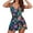 Z106 Multicolor, variant on Mifsaly Swimdress for Women Tummy Control Skirted Swimsuits Crisscross Back Color Block Ruched One Piece Swimsuit Summer Beach Pool Party Swimwear XXL