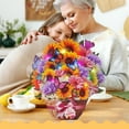 thumbnail image 6 of KUNPENG Mother's Day Card with Music and Lights, 3D Pop Up Happy Birthday Card, Light Up Musical Greeting Card, Sunflower Forever Flower Bouquet, Gifts for Mom Grandma Women, 8", 6 of 10