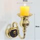 thumbnail image 2 of Candelabro for colgar en la pared, lámpara de pared, vela perfumada for decoración de pared, candelabro de pared, portavelas dorado, manualidades, 2 of 2