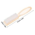 thumbnail image 2 of Unique Bargains 4 Pcs Fingernail Cleaner Nail Brush Fingernail Cleaning Tools with Plastic Handle Clear Orange, 2 of 8